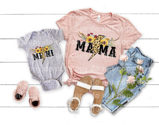 Floral Mini Lightning Bolt Dream print transfer