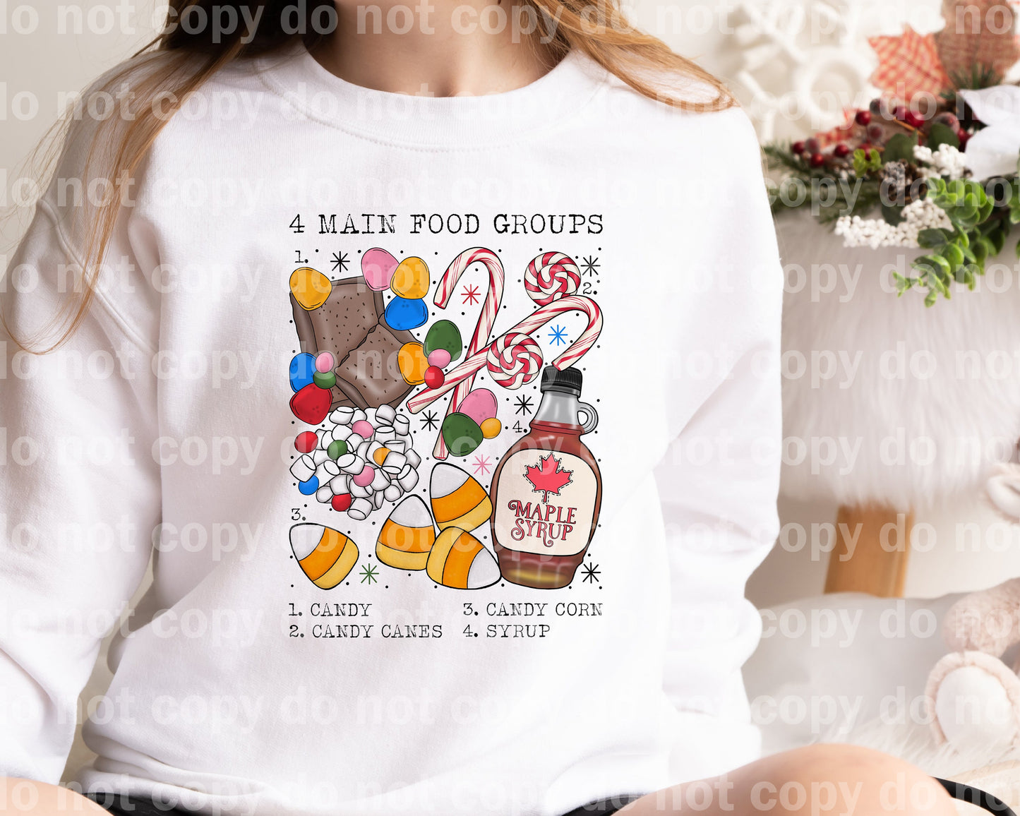 4 Main Food Groups Dream Print or Sublimation Print