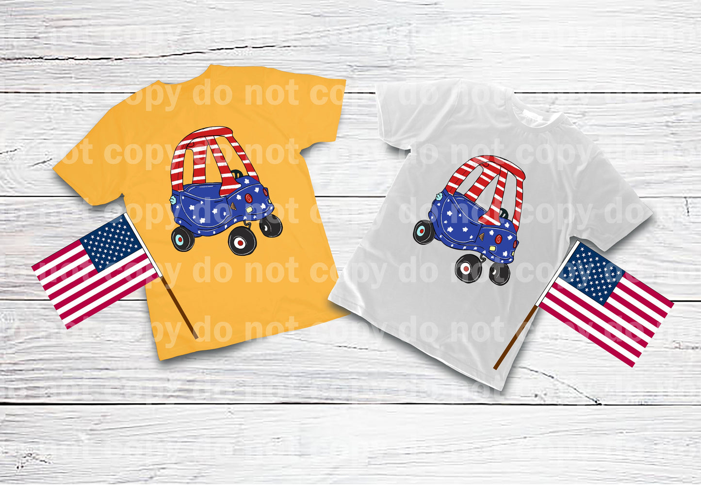 4th of July Cozy Coupe Dream Print or Sublimation Print