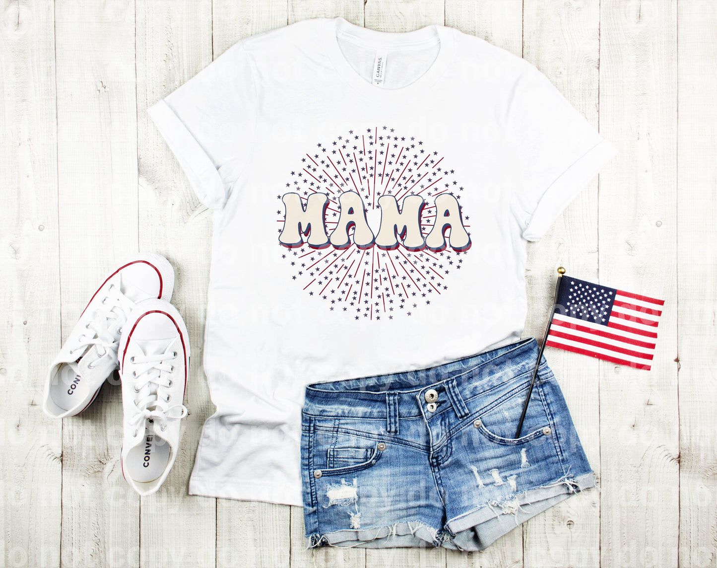 4th Of July Mama / Mini Dream Print or Sublimation Print