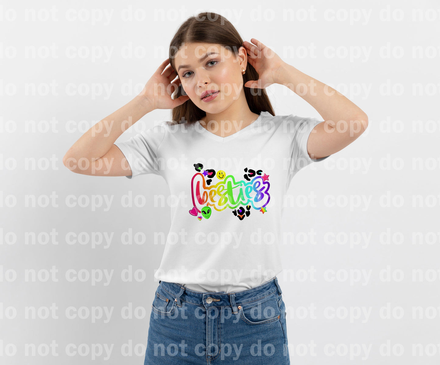 Besties 90's Sticker Inspired Dream Print or Sublimation Print