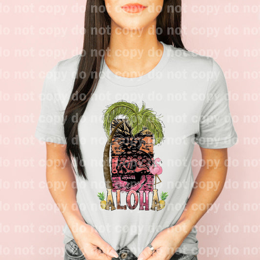 Aloha Pineapple Skull Dream Print or Sublimation Print