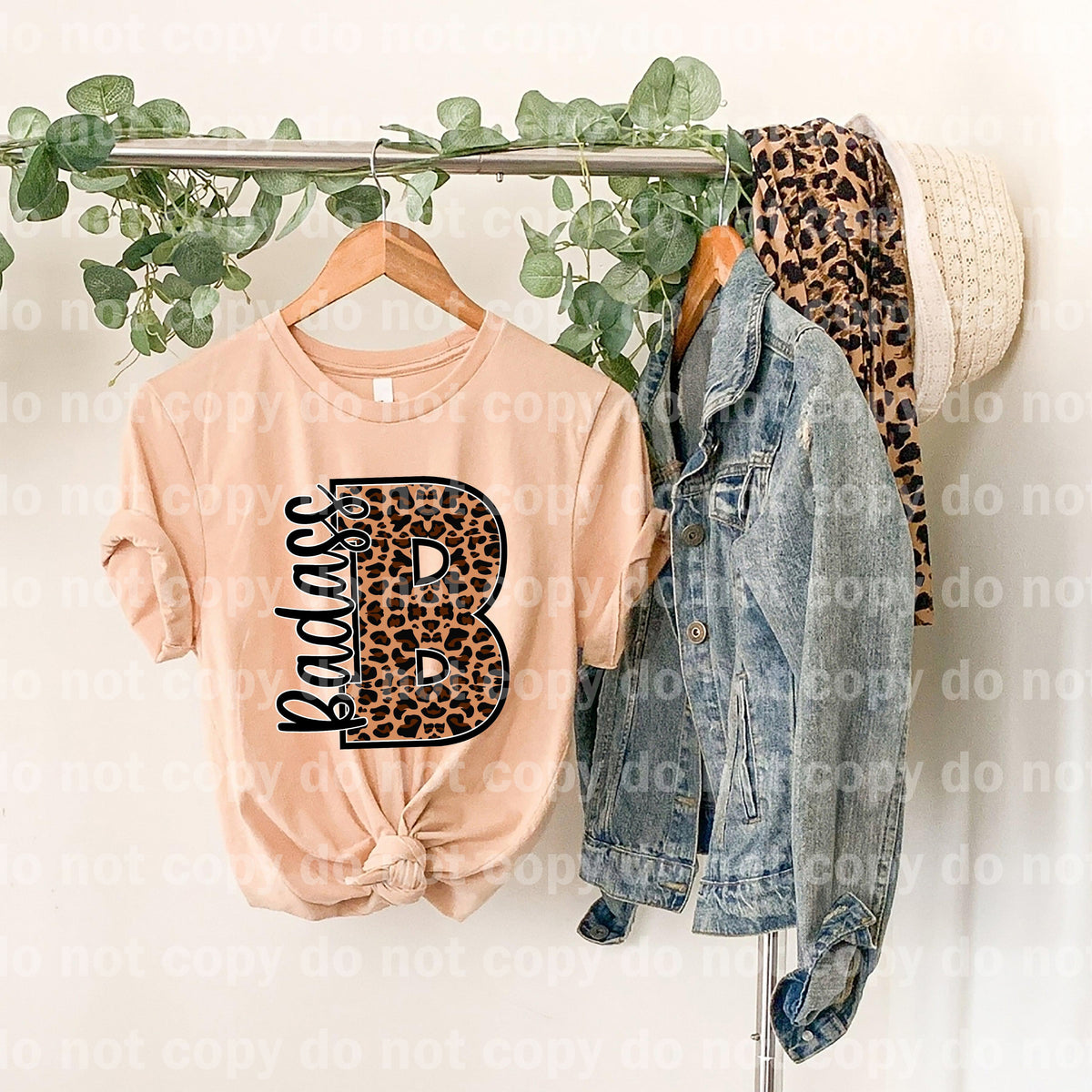 Badass B Leopard Dream print transfer