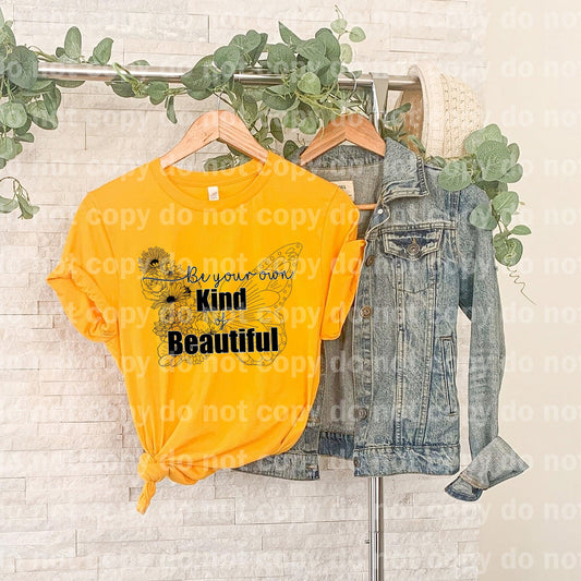 Be Your Own Kind Of Beautiful Floral Butterfly Dream print transfer