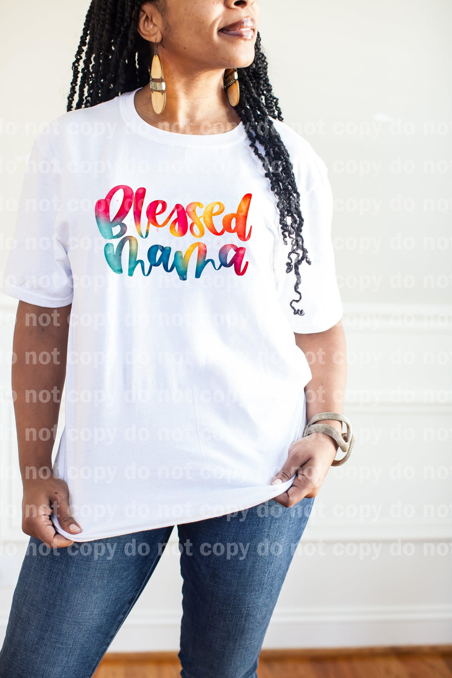 Blessed Mama Watercolor Dream Print or Sublimation Print