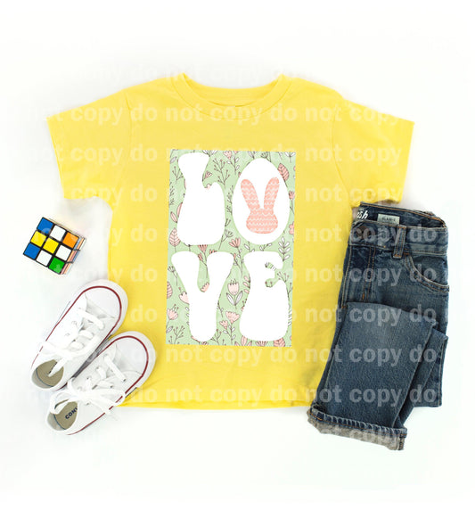 Bunny Love Happy Frills Dream print transfer