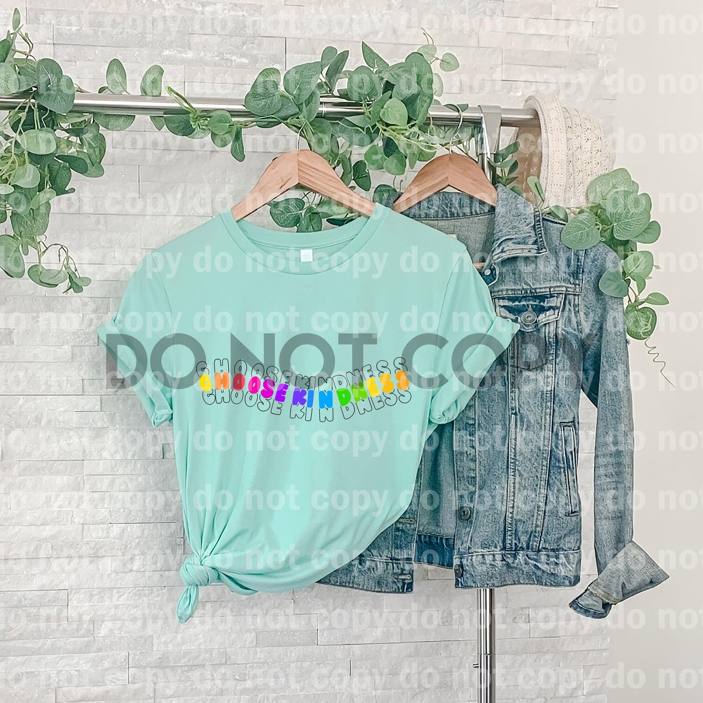 Choose Kindness Wavy Dream print transfer