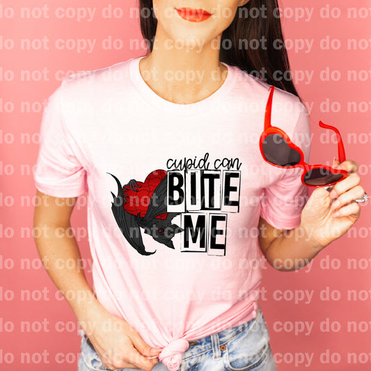 Cupido puede morderme murciélago con estampado Heart Dream o estampado por sublimación