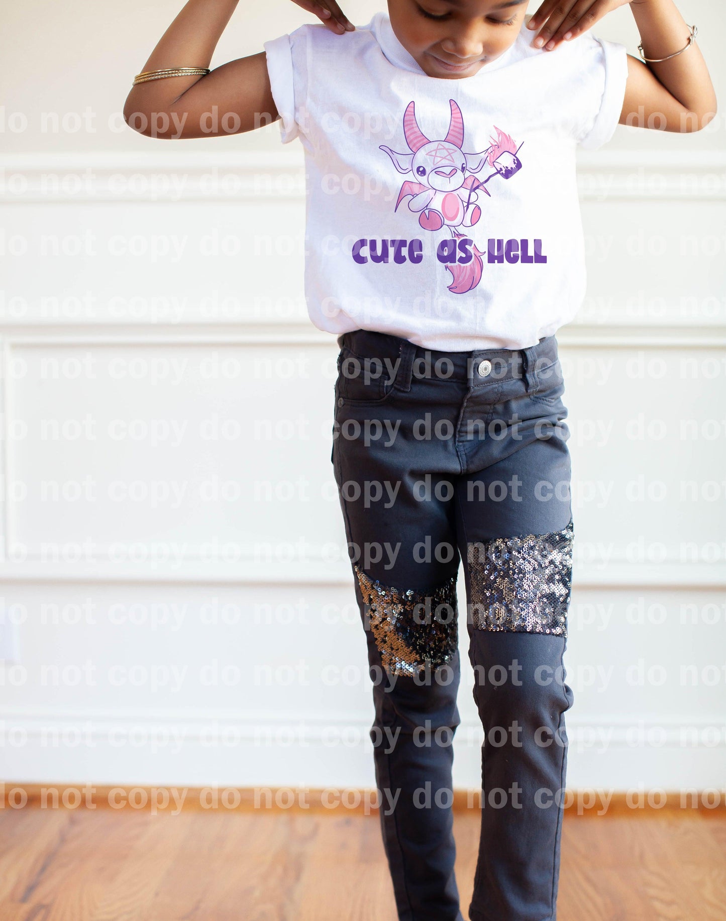 Cute As Hell Purple Dream Print or Sublimation Print