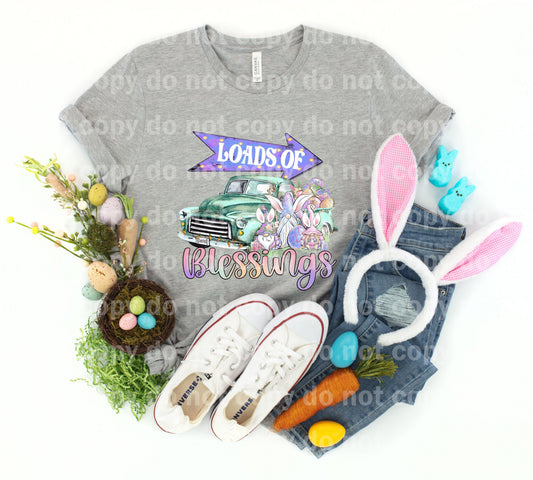 Loads Of Blessings Easter Gnome Car Dream print transfer