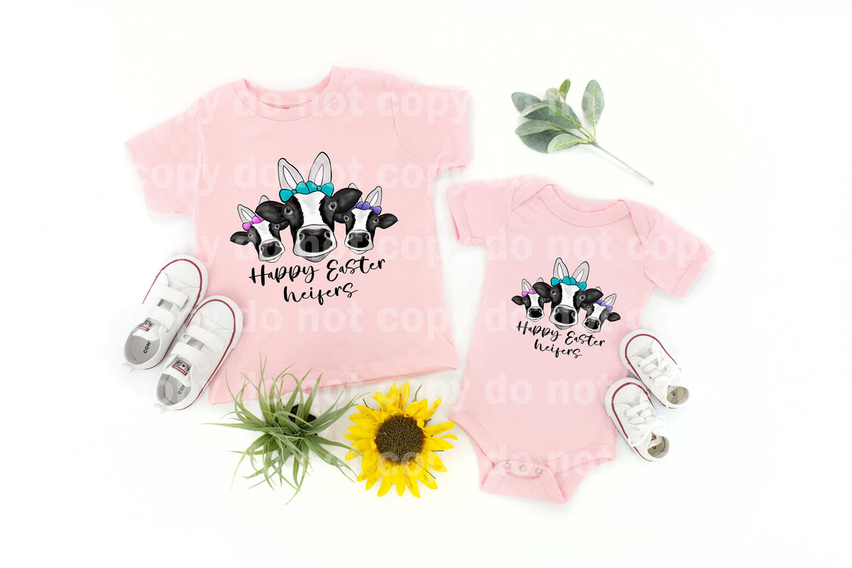 Transferencia de impresión Happy Easter Heifers Dream