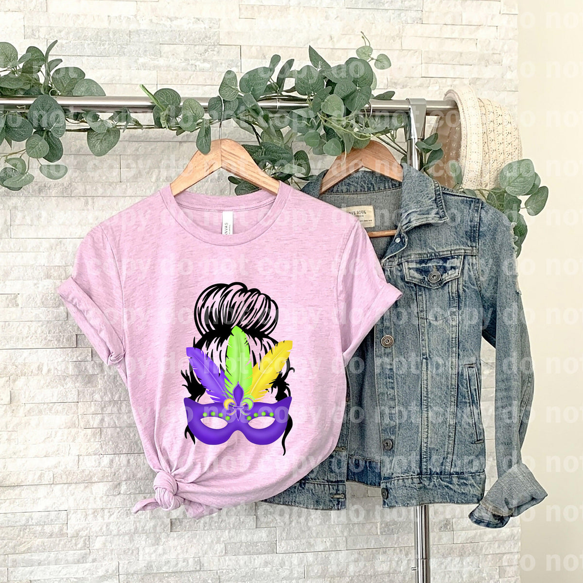 Feather Mask Bun Dream Print or Sublimation Print