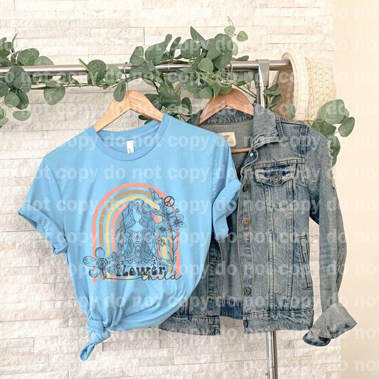 Flower Child Rainbow Dream print transfer