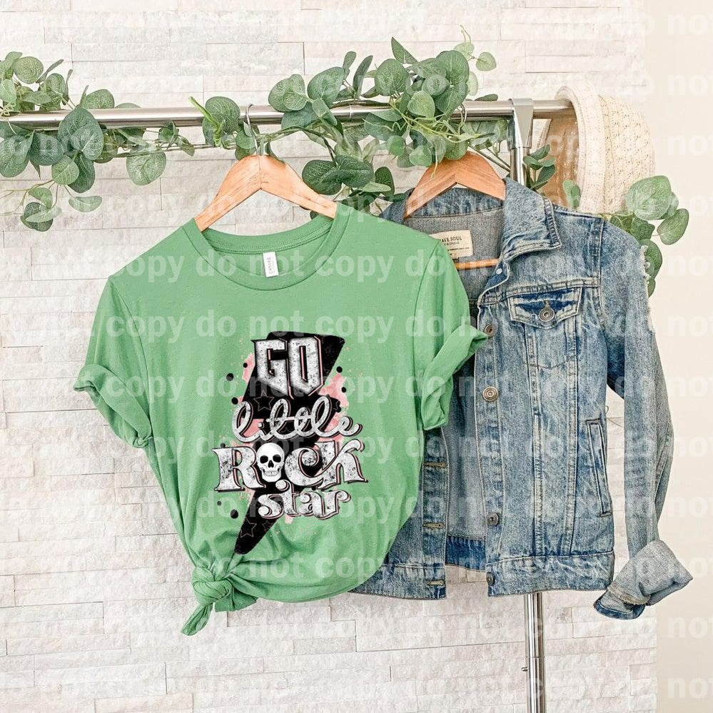 Go Little Rockstar Dream print transfer