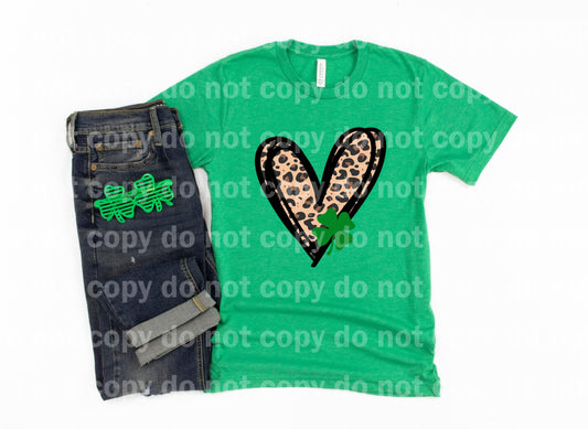 Heart Leopard Shamrock Dream Print or Sublimation Print