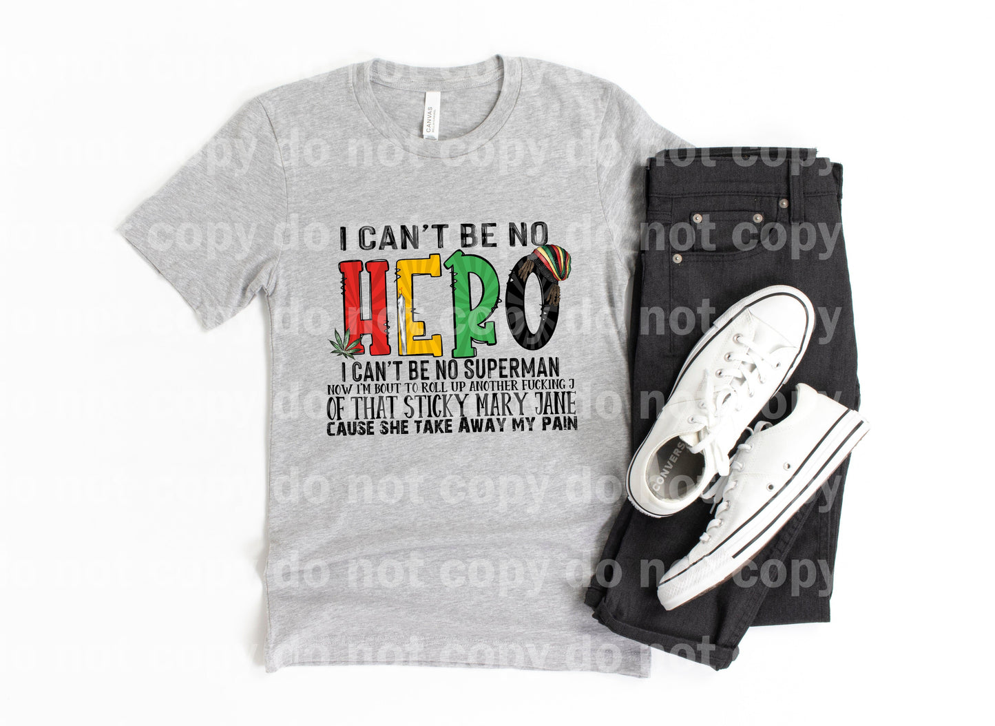 Hero Mary Jane Take Away My Pain Dream print transfer