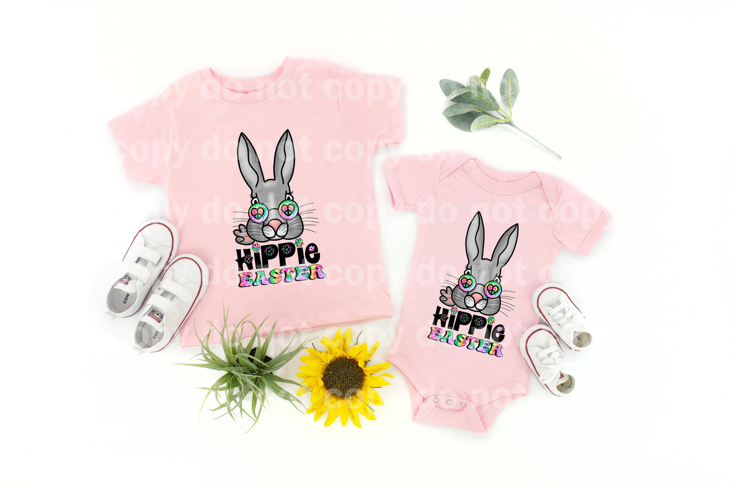 Transferencia de impresión Hippie Easter Tie Dye Dream