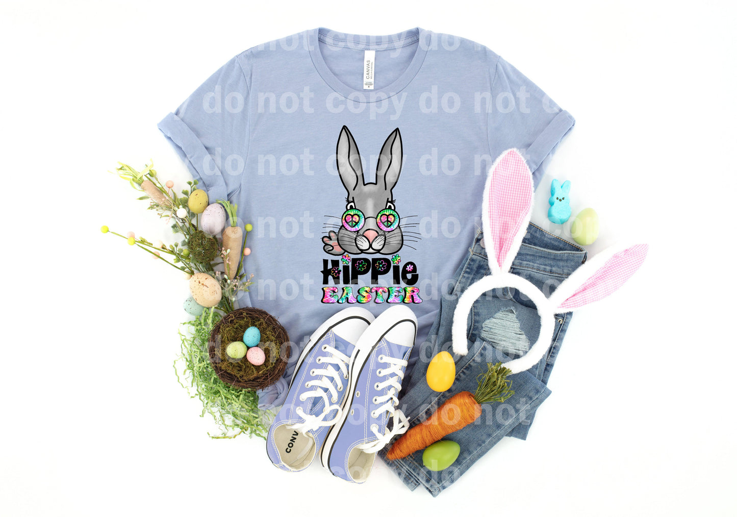 Transferencia de impresión Hippie Easter Tie Dye Dream
