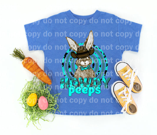 Howdy Peeps Dream print transfer