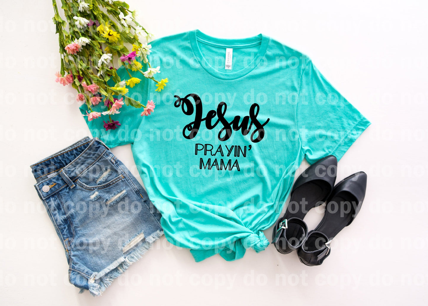 Jesus Prayin' Mama Dream Print or Sublimation Print