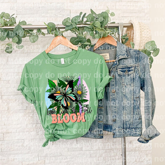 Live Life In Full Bloom Butterfly Dream print transfer