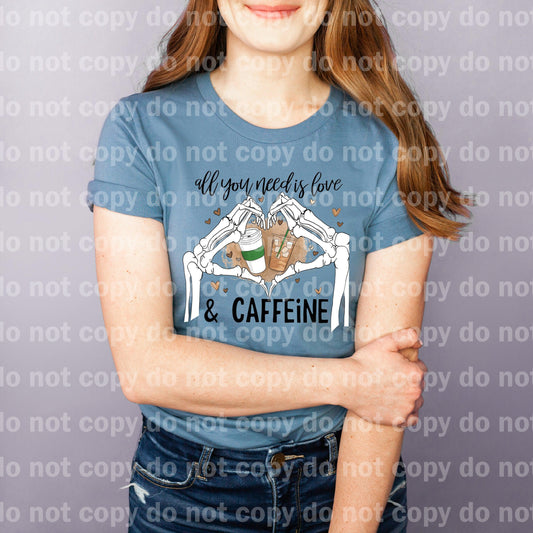 All You Need Is Love And Caffeine Green Dream Print or Sublimation Print