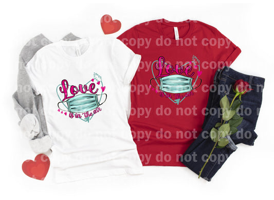 Love is in the Air Facemask Heart Dream Print or Sublimation Print