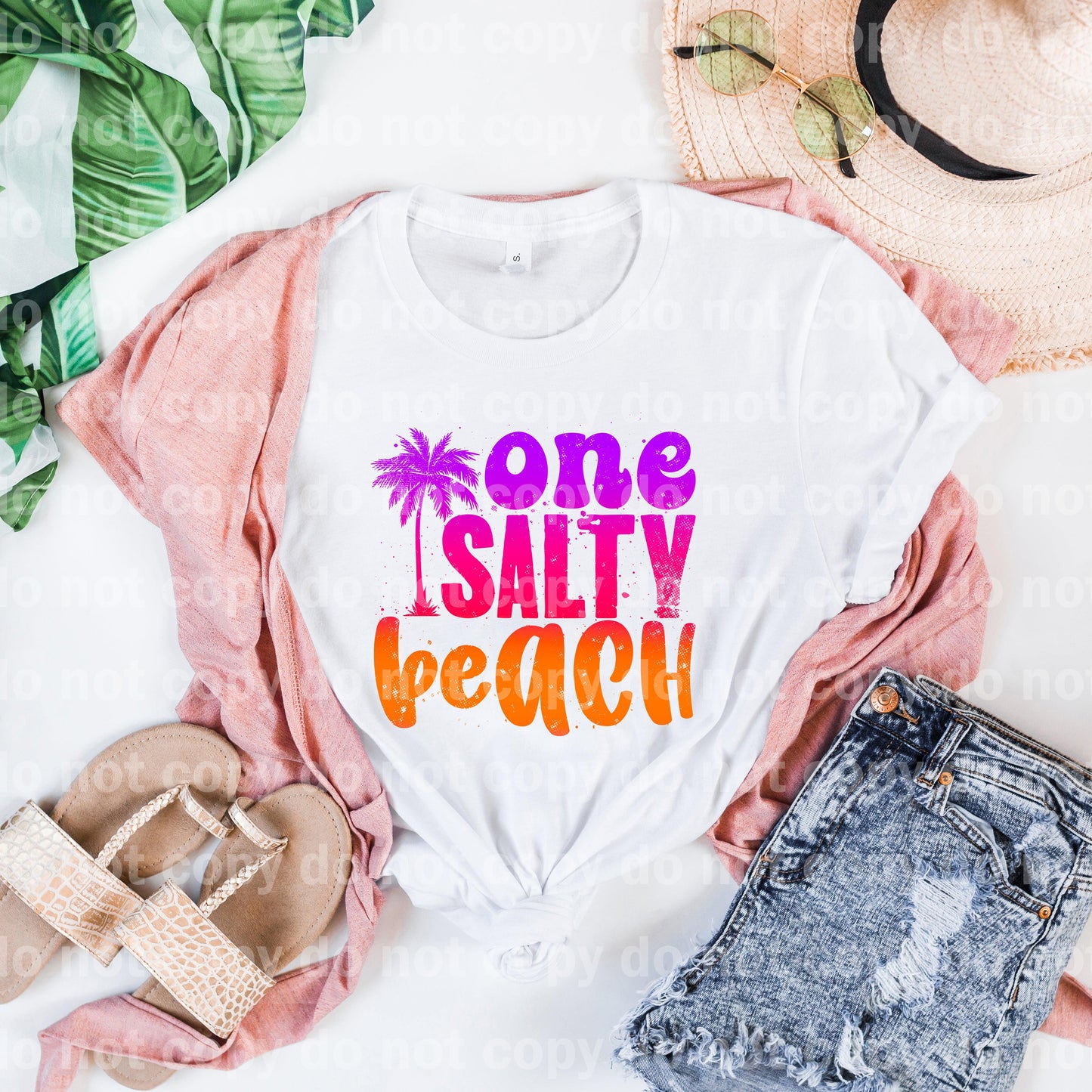 One Salty Beach Purple Pink Orange Dream Print or Sublimation Print