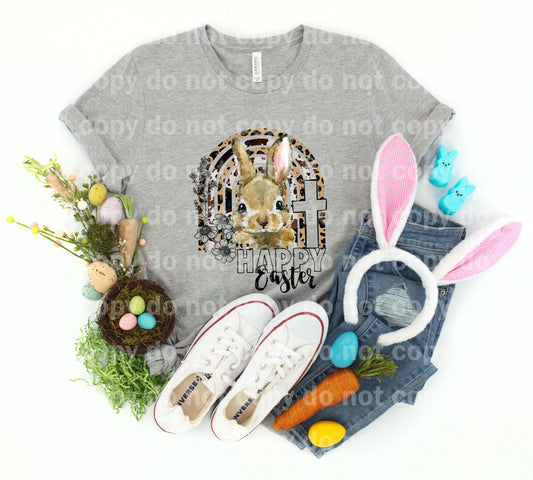Pattern Rainbow Happy Easter Bunny Dream print transfer