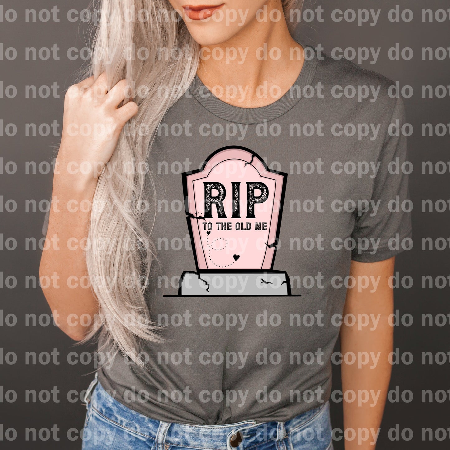 RIP To The Old Me Distressed Dream Print or Sublimation Print