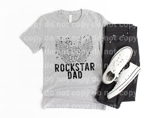 Rockstar Dad Skellie Wings Dream print transfer