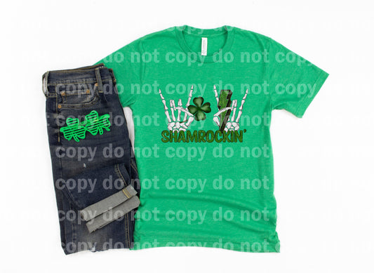 Shamrockin Skeleton Dream Print or Sublimation Print
