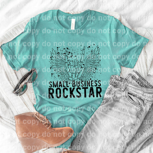 Small Business Rockstar Wings Dream print transfer
