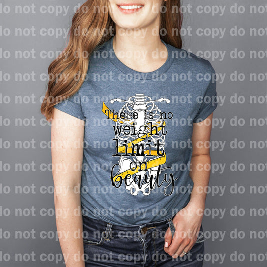There Is No Weight Limit On Beauty Skeleton Dream print transfer