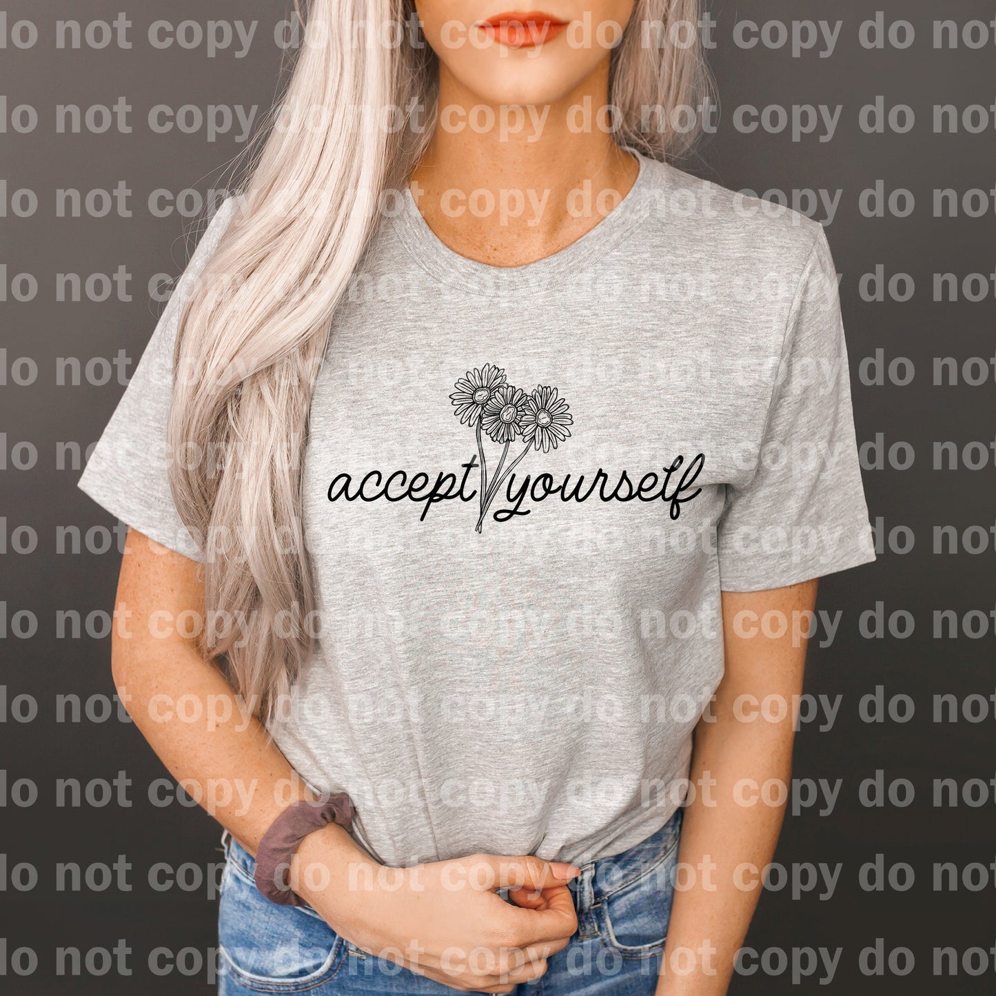 Accept Yourself Full Color/One Color Dream Print or Sublimation Print