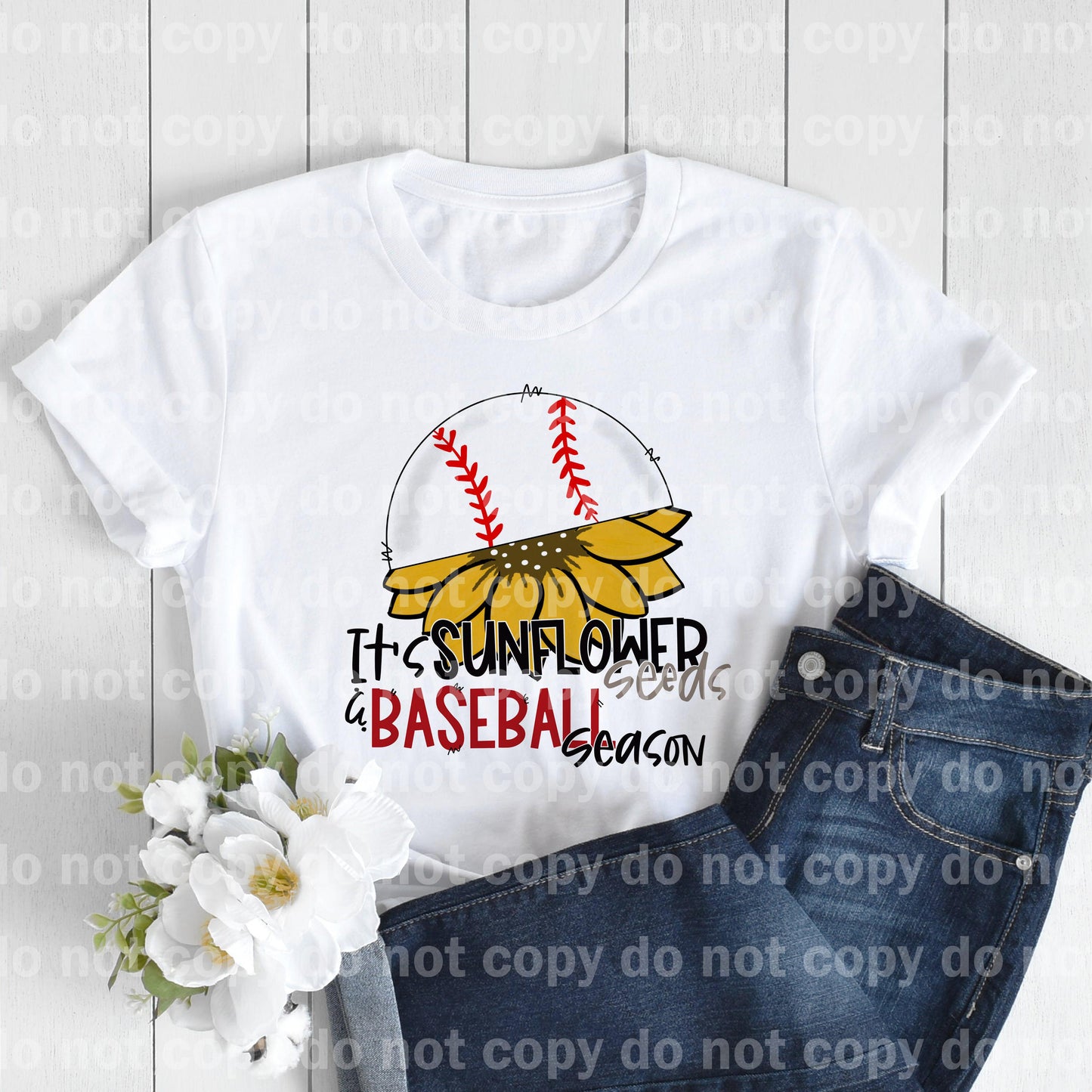 It's Sunflower Seeds And Baseball Season Dream Print or Sublimation Print