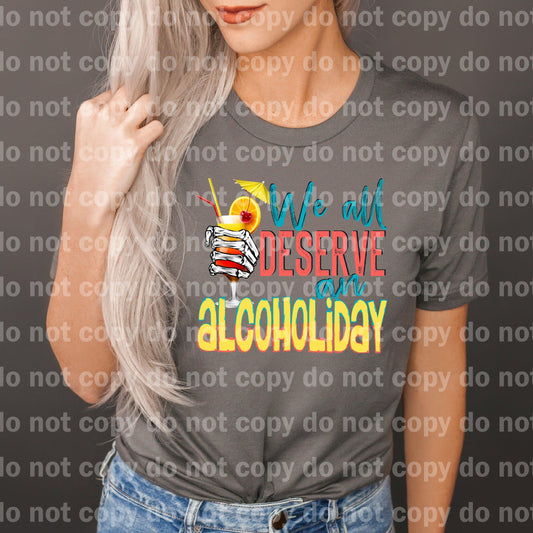 We All Deserve An Alcoholiday Skellie Dream Print or Sublimation Print