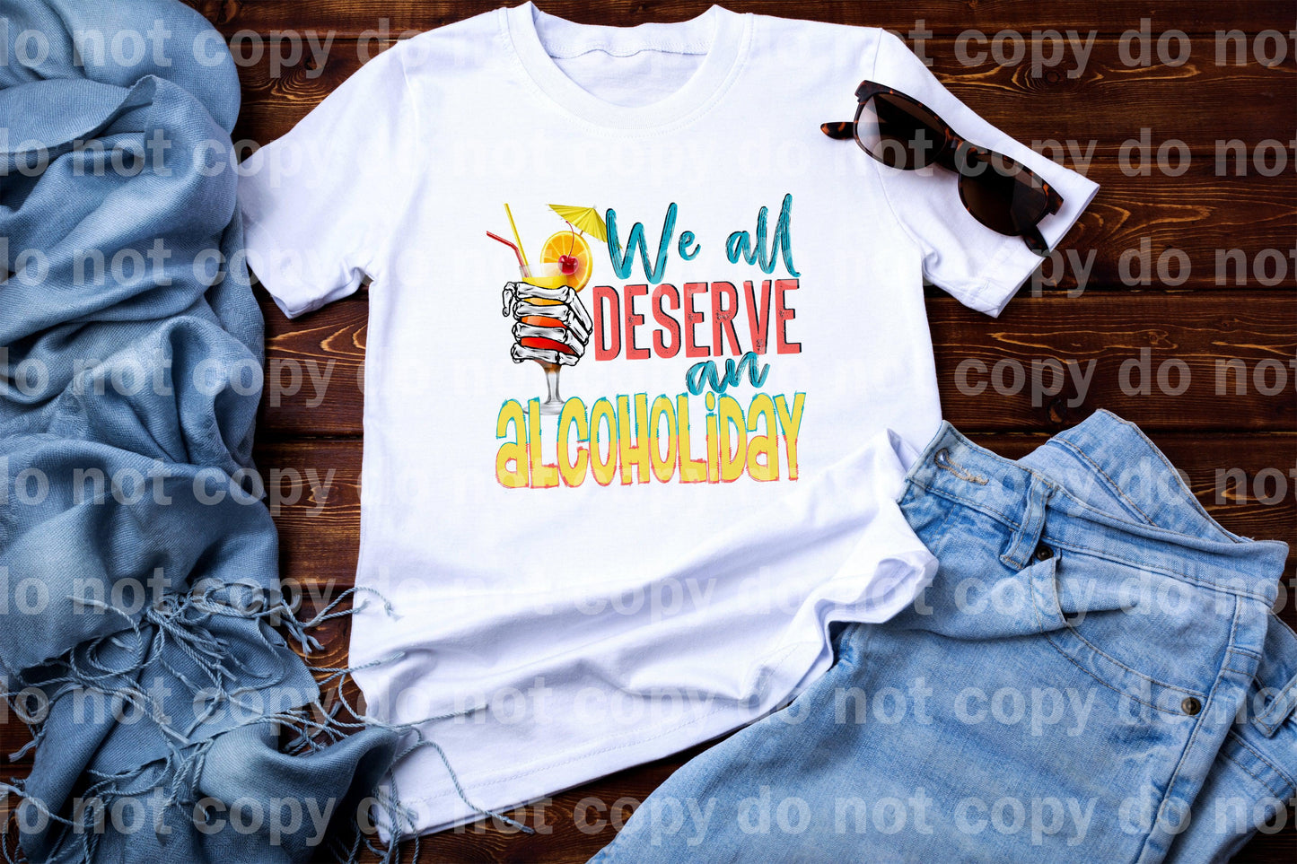 We All Deserve An Alcoholiday Skellie Dream Print or Sublimation Print