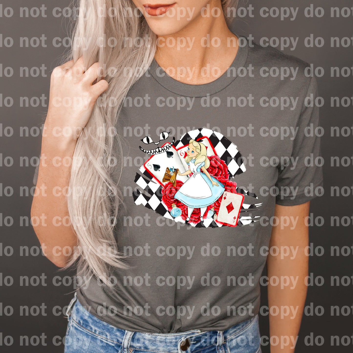 Alice Cards Checkered Dream Print or Sublimation Print