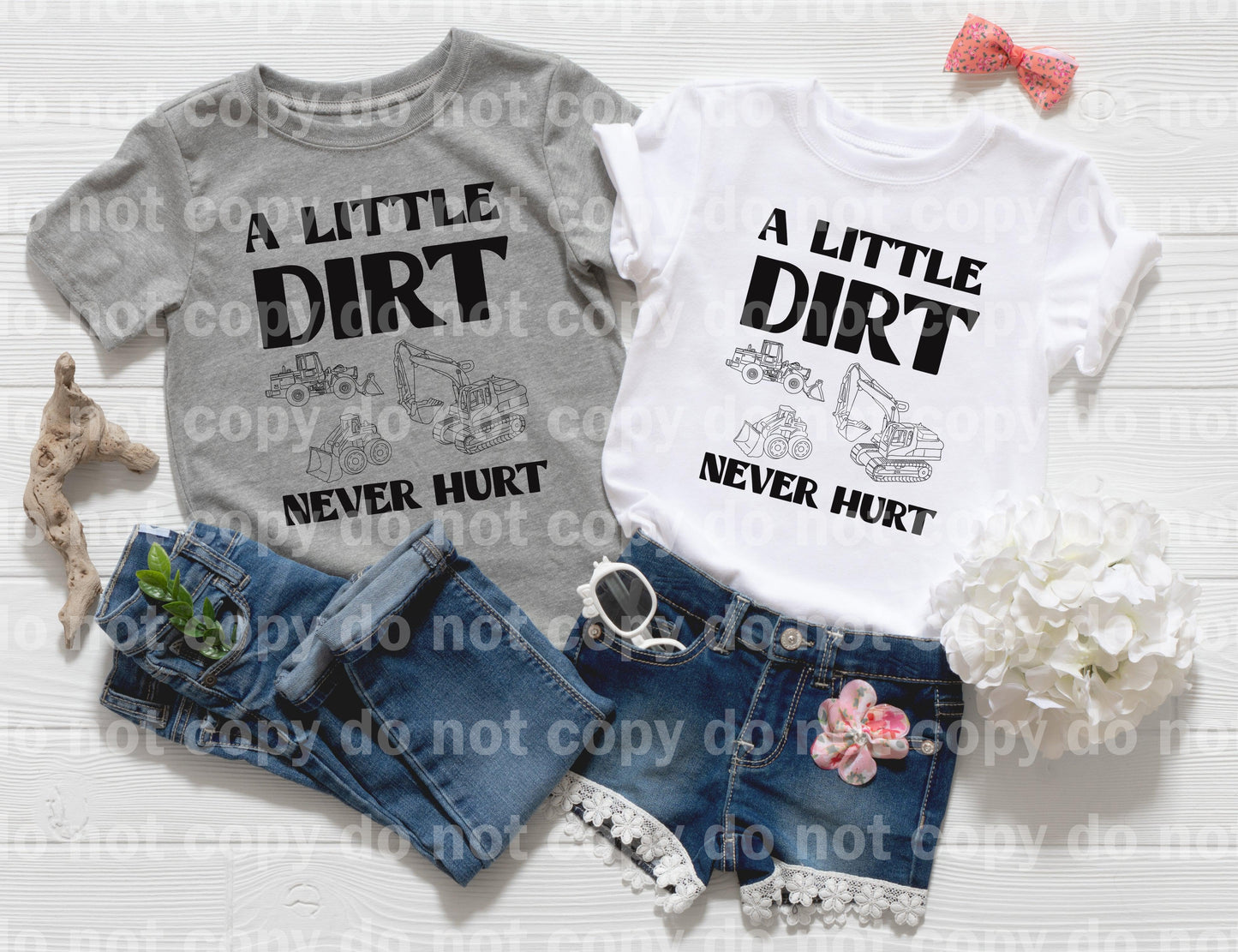 A Little Dirt Never Hurt Full Color/One Color Dream Print or Sublimation Print