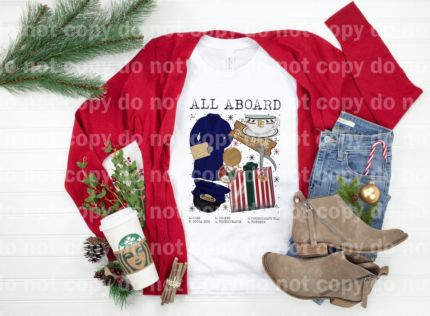 All Aboard Chart Dream Print or Sublimation Print
