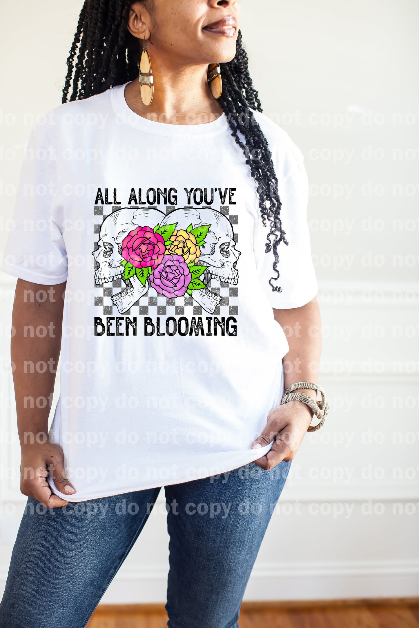 All Along You've Been Blooming Skulls Dream Print or Sublimation Print