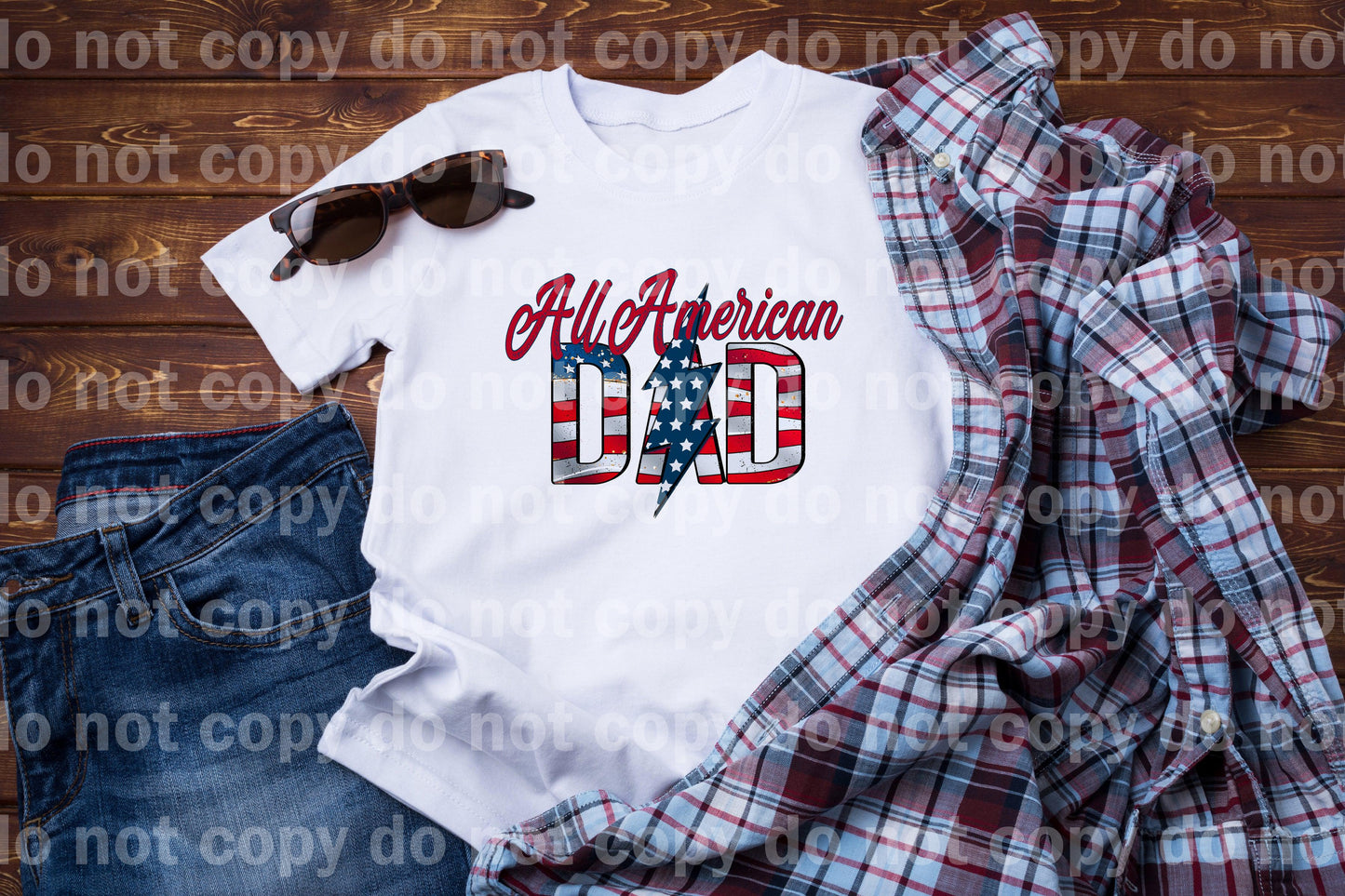 All American Dad Lightning Bolt Dream Print or Sublimation Print