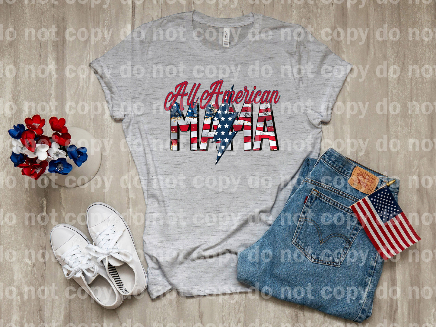 All American Mama Lightning Bolt Dream Print or Sublimation Print