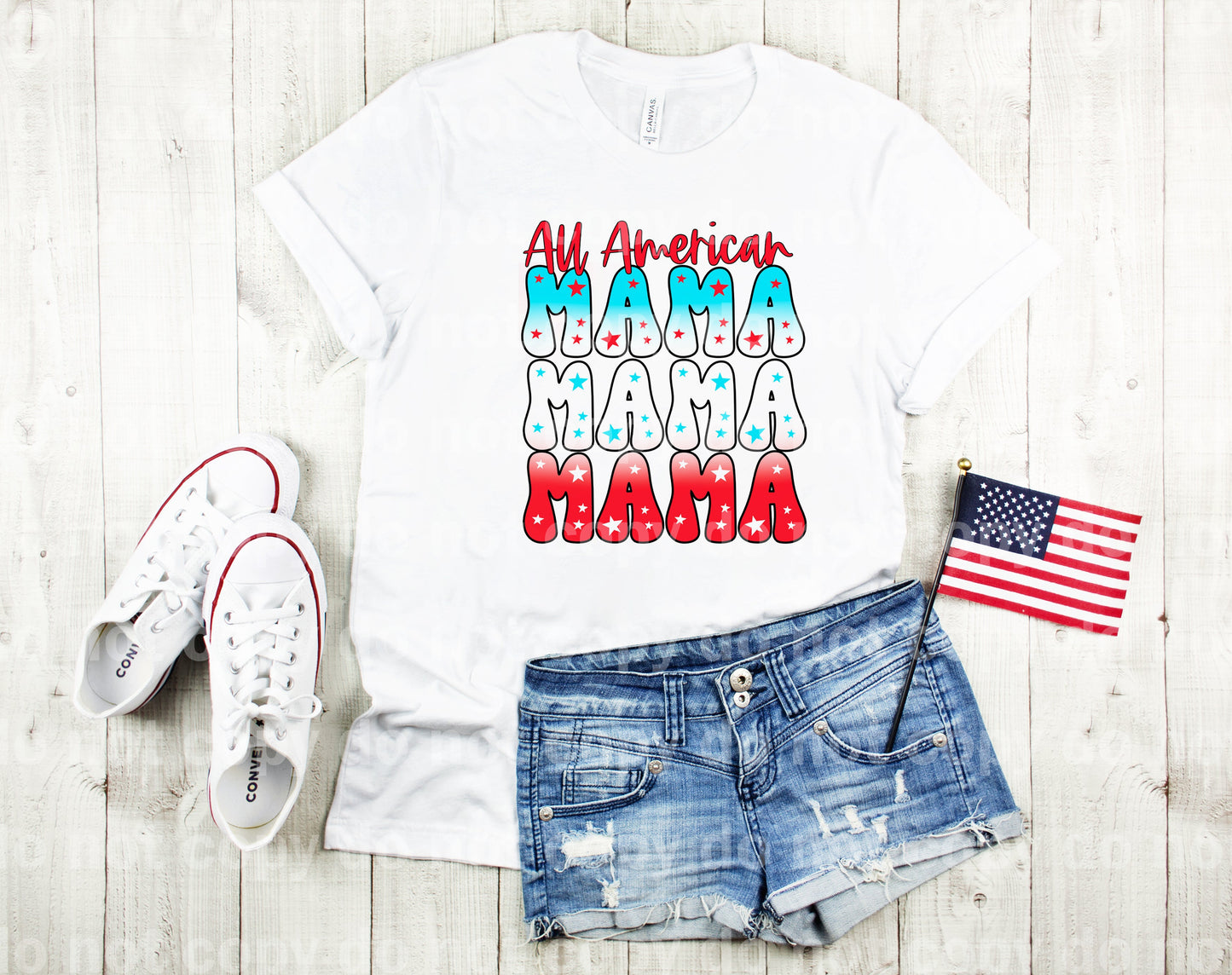 All American Mama Mama Mama Dream Print or Sublimation Print