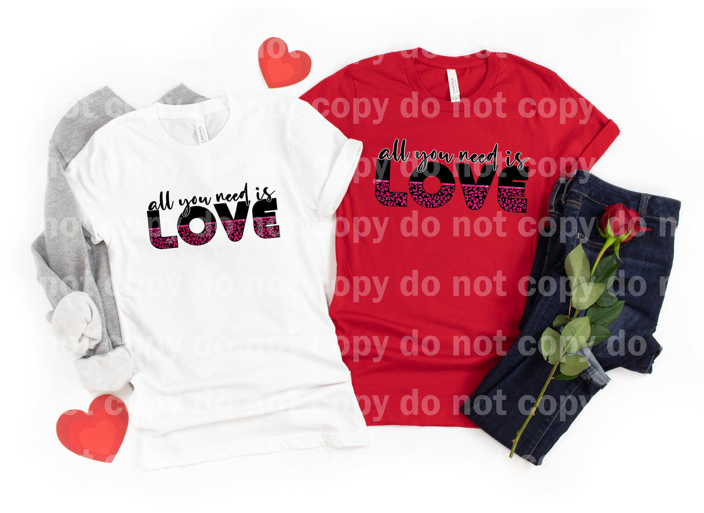 All You Need Is Love Black And Pink Dream Print or Sublimation Print