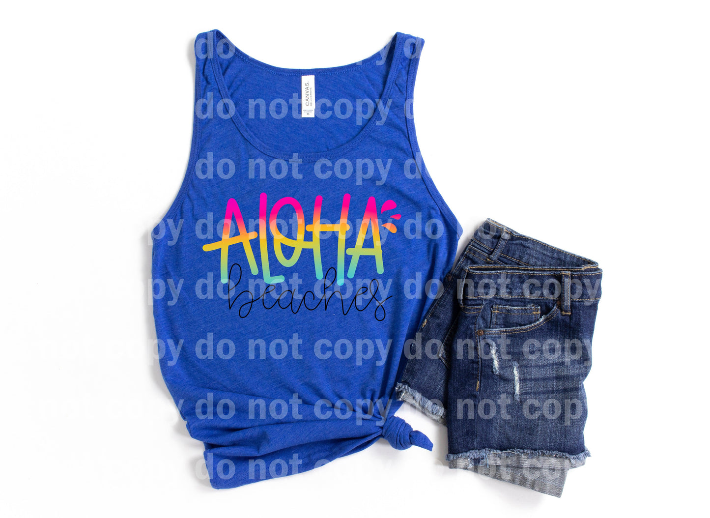 Aloha Beaches Typography Dream Print or Sublimation Print