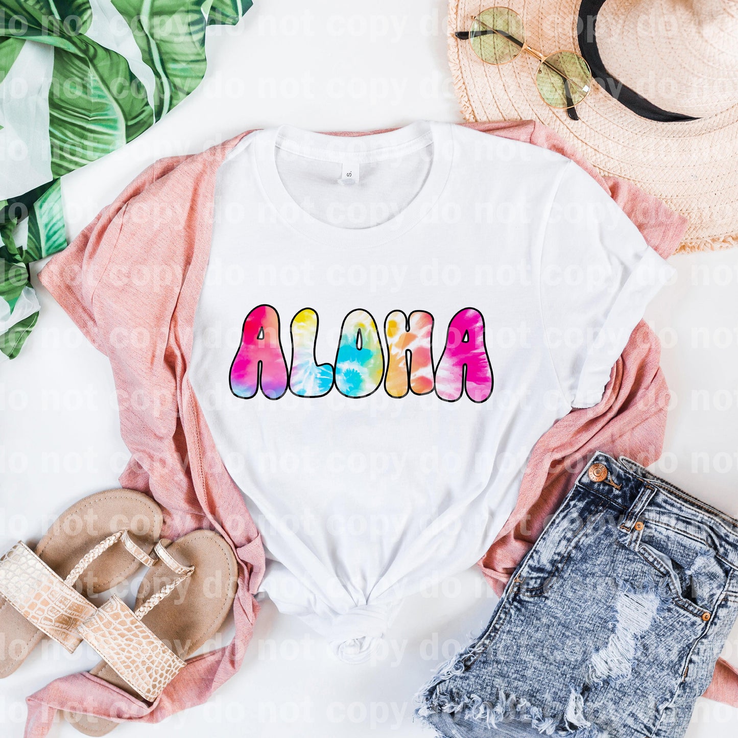 Aloha Tie Dye Dream Print or Sublimation Print