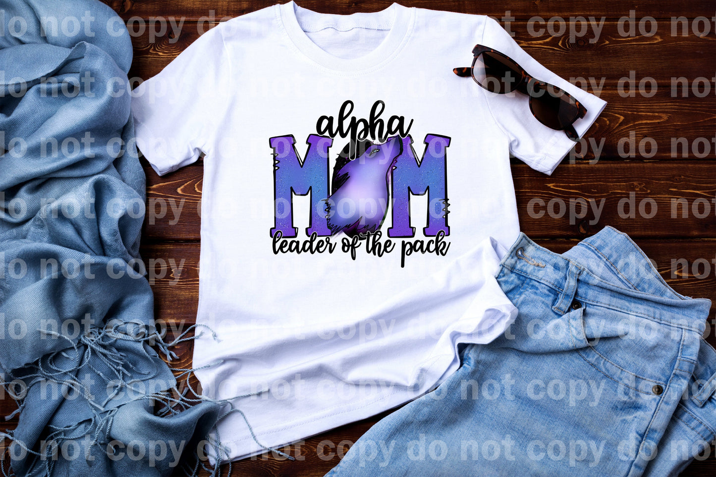 Alpha Mom Leader Of The Pack Blue Dream Print or Sublimation Print