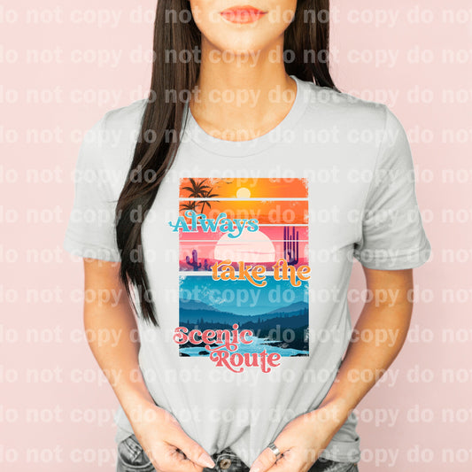 Always Take The Scenic Route Dream Print or Sublimation Print